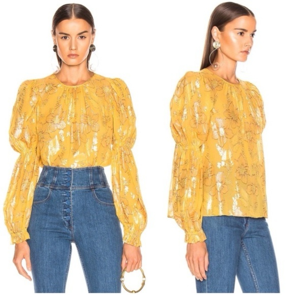 Ulla Johnson | Aster Blouse | Citrine